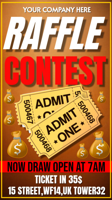 Joyful Raffle Contest Instagram Story Template | PosterMyWall