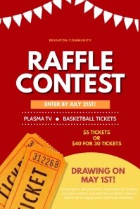 Raffle Giveaway Poster Template | PosterMyWall