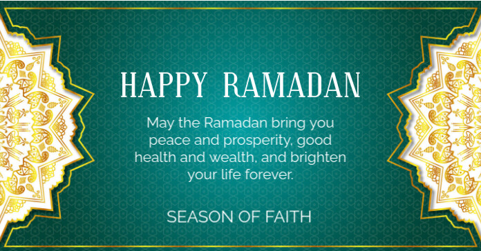 Joyful Ramadan  Facebook Ad template