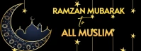 Joyful Ramadan Mubarak  Facebook Cover Photo template