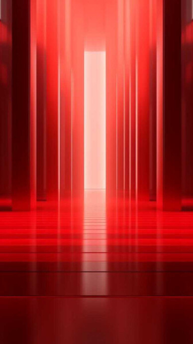 Joyful Red Background  Digital Display (9:16) template