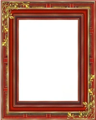 Joyful Red Frame  Instagram Portrait template