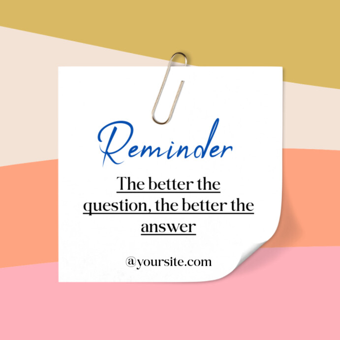 Joyful Reminder Instagram Post Template | PosterMyWall