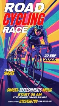Joyful Road Cycling Instagram Story template