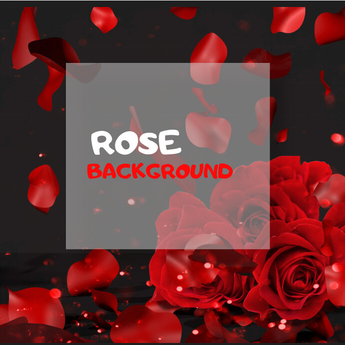 Plantilla de Joyful Rose Background Instagram Post | PosterMyWall