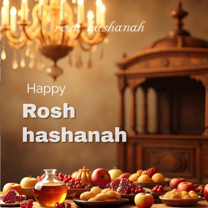 Plantilla de Joyful Rosh Hashanah Instagram Post | PosterMyWall