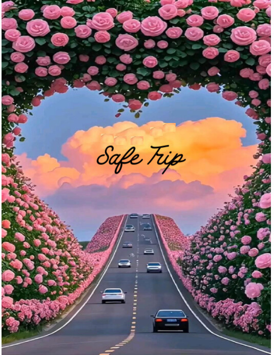 Joyful Safe Trip Flyer (us Letter) Pamflet (VSA Brief) template