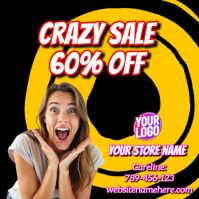 Nero Sale Promotion Persegi Template