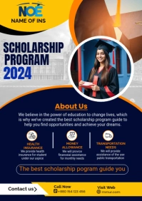 Joyful Scholarship Program A1 template