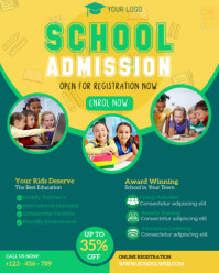 Joyful School Admission  Instagram Portrait template