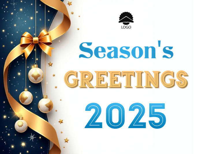 Joyful Seasons Greetings 2025 Corporate Business Company Online Flyer ...