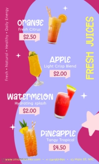 Joyful Smoothie Bar Price List US Legal template - Page 2