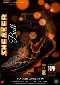 Joyful Sneaker Ball  A4 template