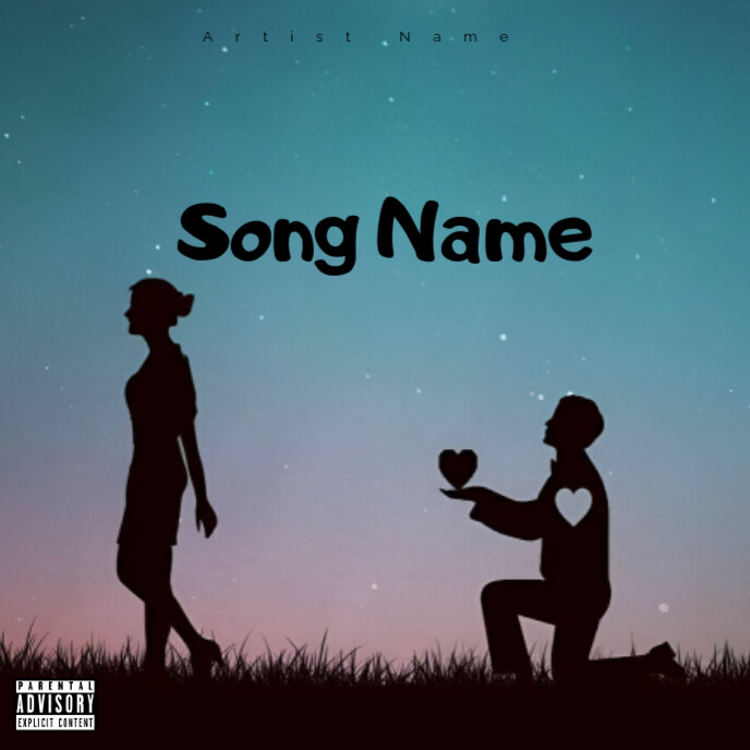 Joyful Song  Album Cover Capa de álbum template