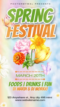 Blanco Spring Festival Instagram Story Template