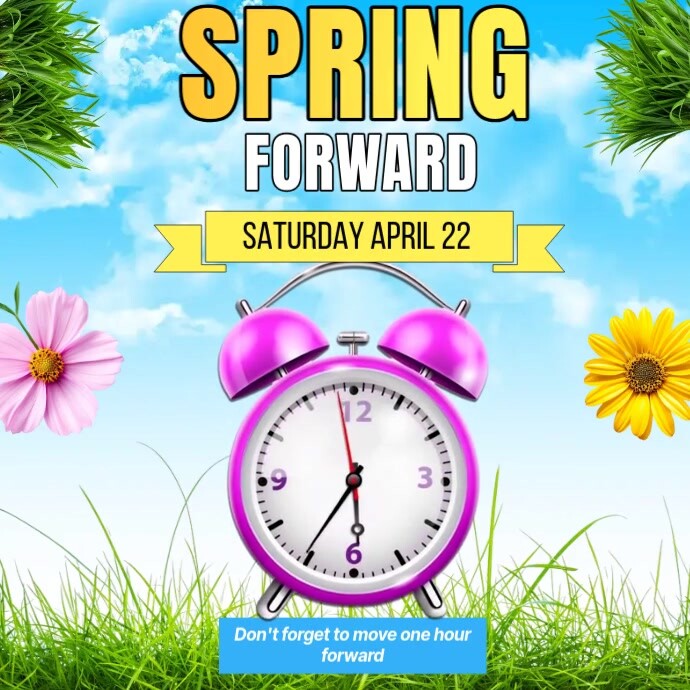 Copy of Time change Instagram Post | PosterMyWall