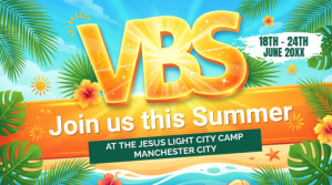 Joyful Summer Camp Digital Display Digitalanzeige (16:9) template