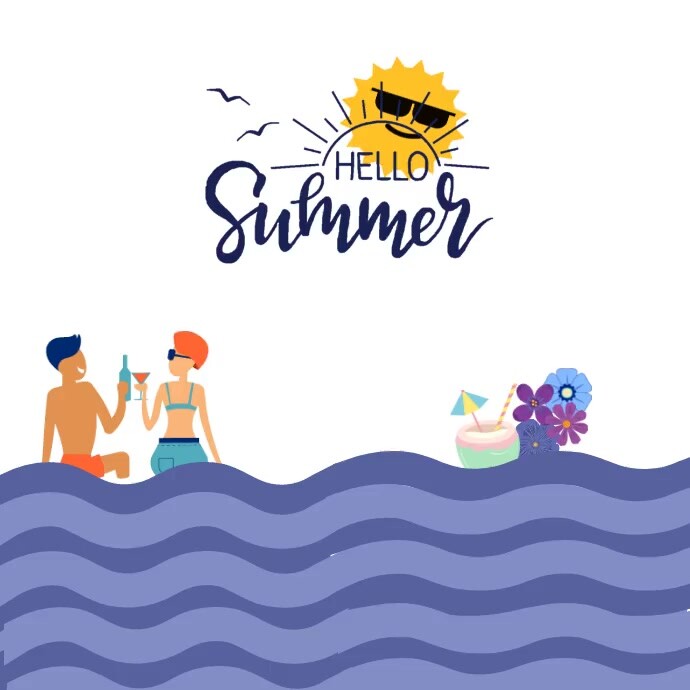 Joyful Summer Instagram Post Template | PosterMyWall