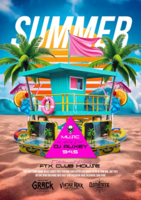 Joyful Summer Music Event A5 Video template