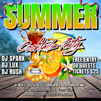 Joyful Summer Party Instagram Post template