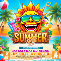 Joyful Summer Party Instagram Post template