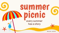 Joyful Summer Picnic Blog Header template