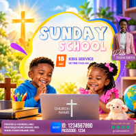 Sunday School Promotion Instagram Post Template