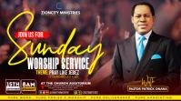 Joyful Sunday Worshipservice Twitter Post template