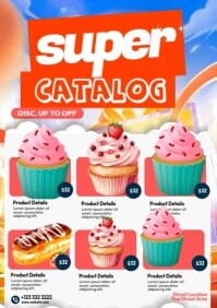 Hvid Product Catalog A4 Template