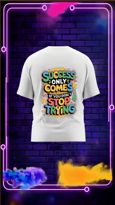 Plantilla de Joyful T Shirt Mock Up Instagram Reel | PosterMyWall