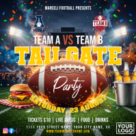 Tailgate Party Instagram Post Template