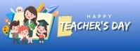 Joyful Teachers Day Facebook Cover Photo template