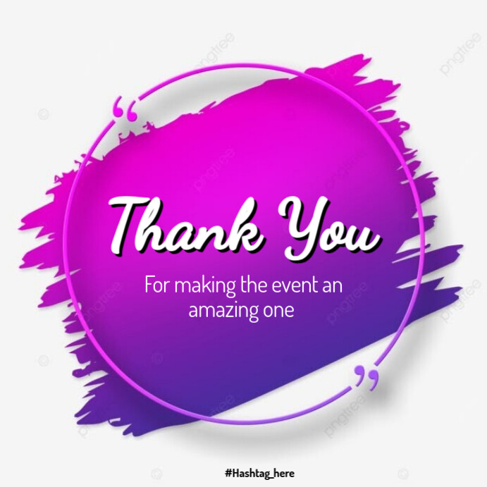 Copy of Joyful Thank You Card Instagram Post | PosterMyWall