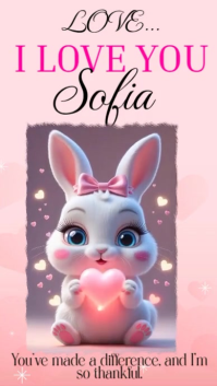 Joyful Thank You Card  Instagram Story template
