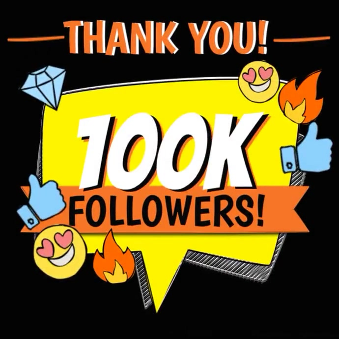 Plantilla de Joyful Thank You Followers Instagram Post | PosterMyWall