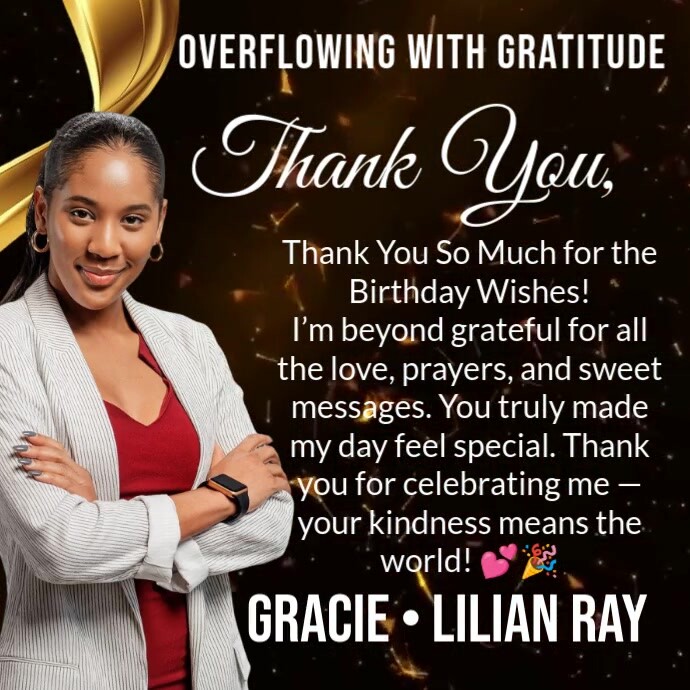 Copy of Joyful Thank You Instagram Post | PosterMyWall