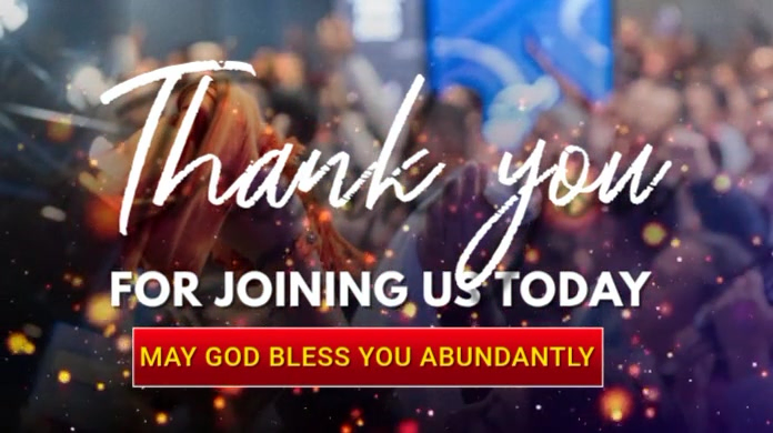 Joyful Thanks You For Joining Us Today Twitter Post Template | PosterMyWall