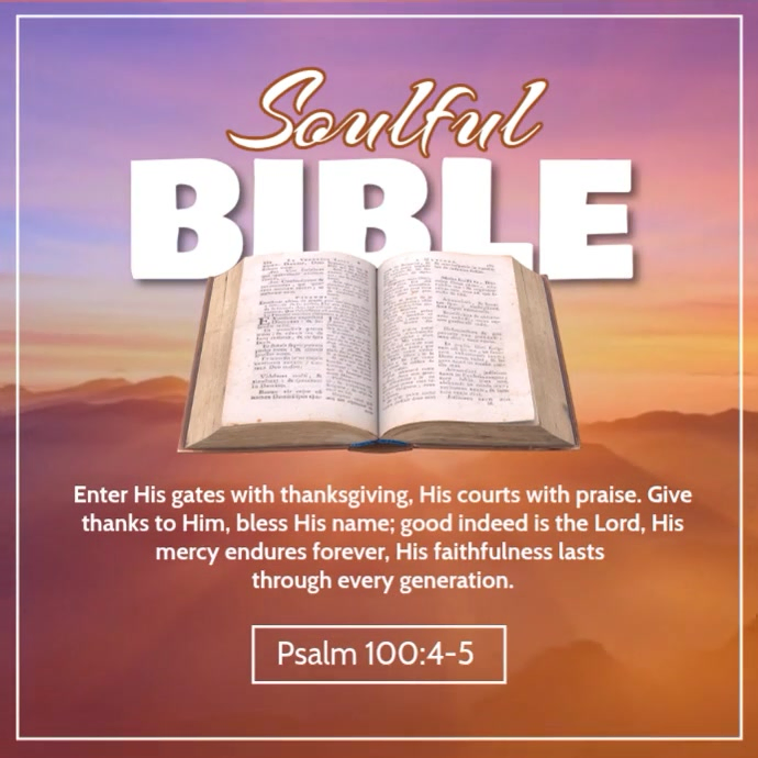Bible Verse Instagram Ad Template | PosterMyWall