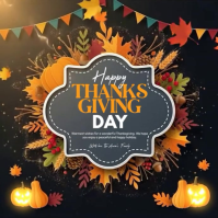 Joyful Thanksgiving Celebration Square (1:1) template
