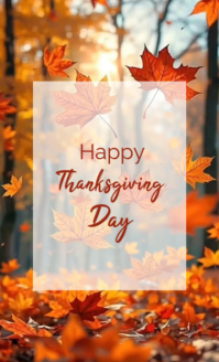 Thanksgiving Greeting Umthetho we-US Template