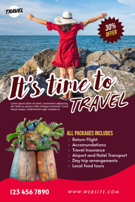 Joyful Travel Poster Poster Template | PosterMyWall