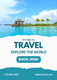 Joyful Travel World A2 template