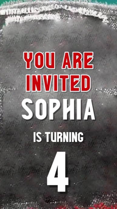 Joyful Trolls Birthday Invitation Template Digital Display (9:16)