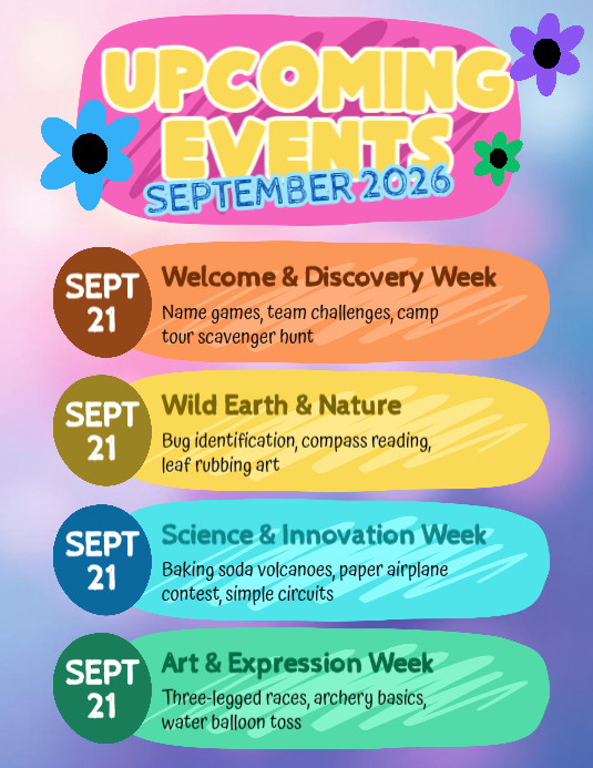 Upcoming Events Flyers Template | PosterMyWall