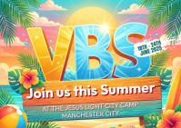 Vacation Bible School Postkarte Template