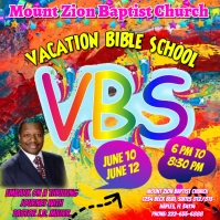 Joyful Vacation Bible School Square (1:1) template