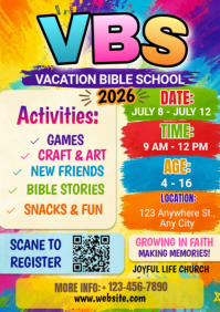 Joyful-Vacation-Bible-School-Template A5