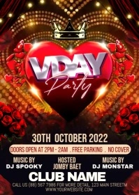 Joyful Valentine's Affair Event A6 template