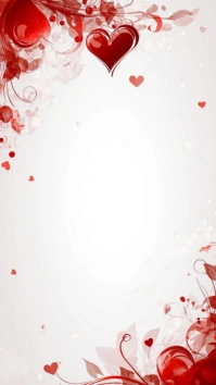 Joyful Valentine's Background  Digital Display (9:16) template