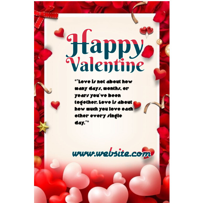 Joyful Valentine  Instagram Post template